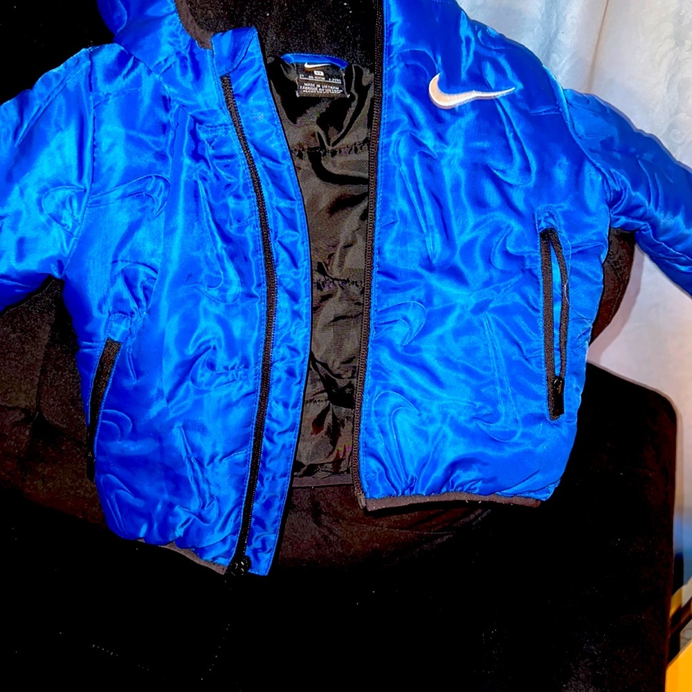 Blue toddler Nike coat